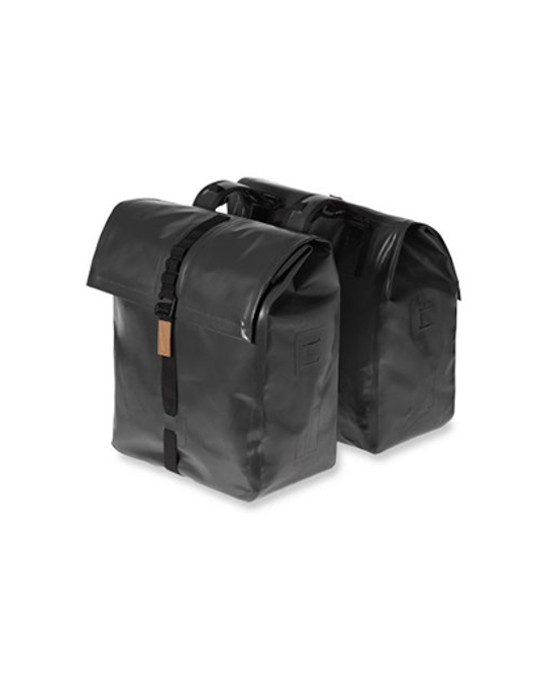 Basil urban double bag Schwarz