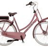 Cortina E-u4 Transport Family MN8 2021 Dames Roze Mat Cortina Elektrische Fiets