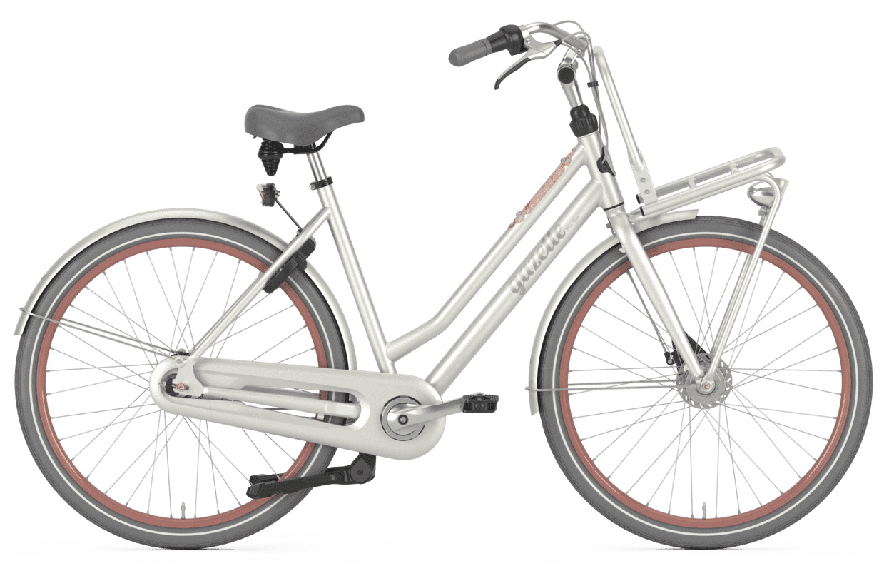 Gazelle Miss Grace T7 2020 Dames Wit Gazelle transportfiets